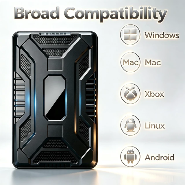 Alt view image 4 of 5 - HWAYO 1TB Portable External Hard Drive USB 3.0 Dual Drive HDD Up to 200M/s