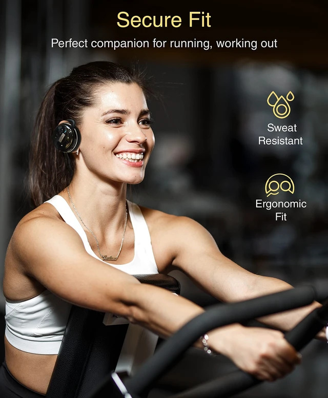 Alt view image 3 of 5 - Kinivo BTH240 Pro Bluetooth Headphones On-Ear, Wireless Music, Calling, Mic