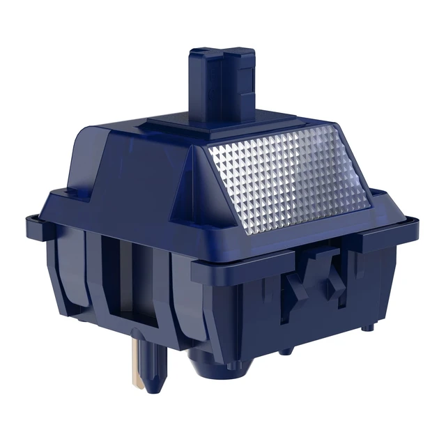 Alt view image 3 of 5 - DUROCK Blue Lotus Switch, High Precision T1 Tactile Switches 65g Long Spring Pre-Lubed RGB Heavy Tactile Keyboard Switches (DUROCK Blue Lotus, 110pcs)