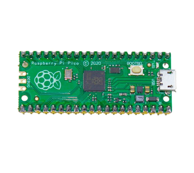 Alt view image 4 of 5 - 2Pcs Raspberry Pi Pico RP2040 Microcontroller Board with GPIO Headers