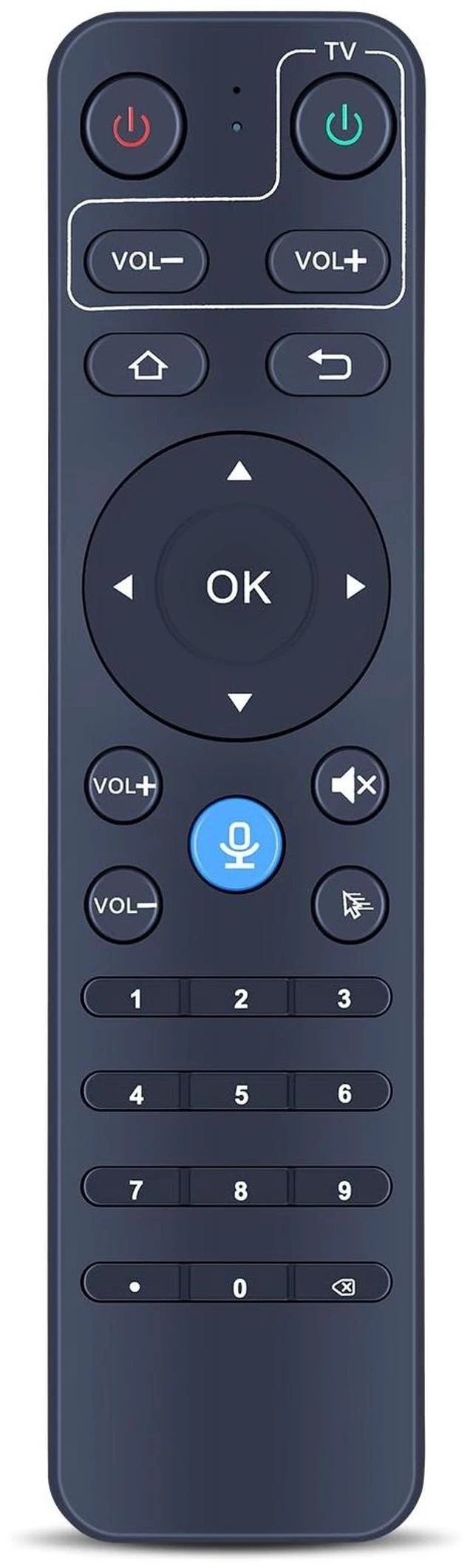 Main image of Voice Replacement Remote for StreamX X1 Pro Android TV Box