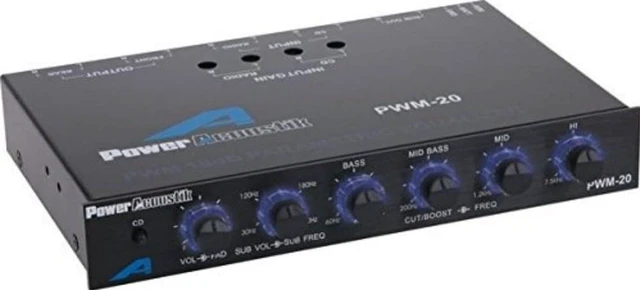 Main image of Power Acoustik PWM-20 Four Band Parametric Equalizer