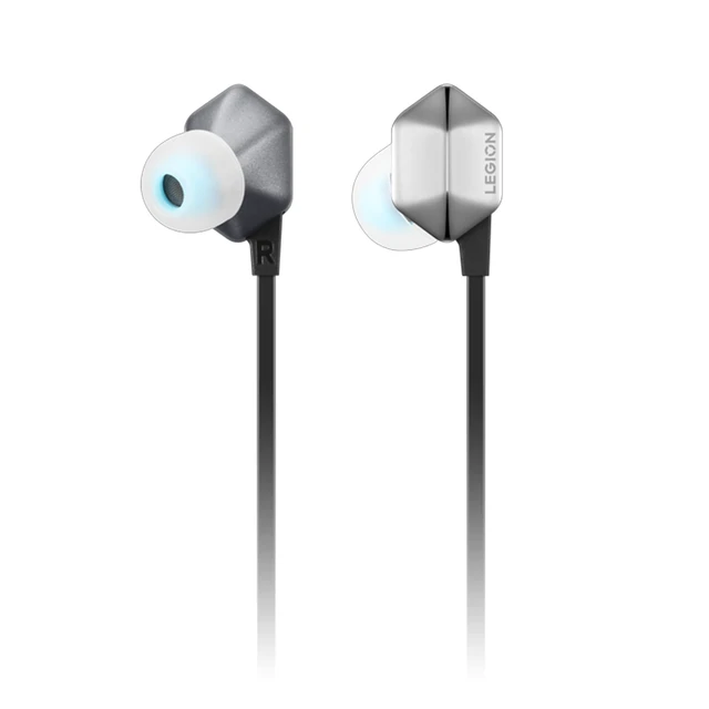Alt view image 3 of 4 - Lenovo Legion RGB Gaming in-Ear Headphones with USB-C E510-7.1 Surround Sound, Hi-Res Audio, in-Line Controller with RGB Lights - Compatible with PC, Tablet, Phone