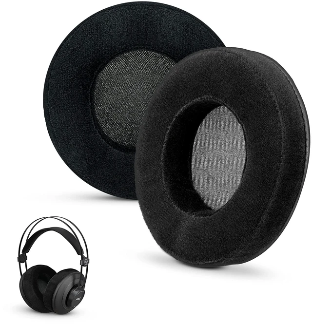 Main image of Brainwavz Round Velour Memory Foam Earpads - Suitable Many Large Headphones - SteelSeries, HD668B, ATH, AKG K553, HifiMan, ATH, Philips, Fostex, Sony Ear Pad & More