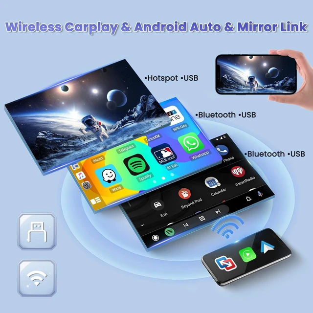 Alt view image 3 of 5 - 8-Core 6+128G 9'' Android 15 Car Stereo for Toyota RAV4 2007-2012