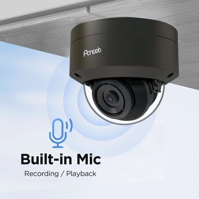 Alt view image 4 of 5 - PANOOB 8MP PoE Vandal Dome Camera Outdoor Indoor, PD54BA3-8M