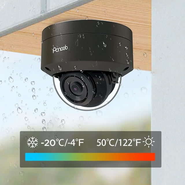 Alt view image 5 of 5 - PANOOB 8MP PoE Vandal Dome Camera Outdoor Indoor, PD54BA3-8M