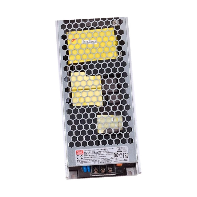 Alt view image 2 of 4 - DrapeMania UHP-500-5 Compact Fanless 400W 80A 5V Industrial Power Supply, up to 90% Efficiency, Wide -22F to 158F Temp, 16,400ft Altitude, UL/CE/TUV Certified