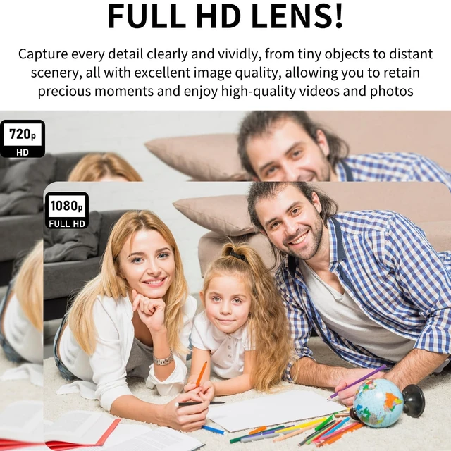 Alt view image 3 of 5 - Security Camera, Hidden Spy Camera Car Key, Portable Camera Mini Nanny Cam