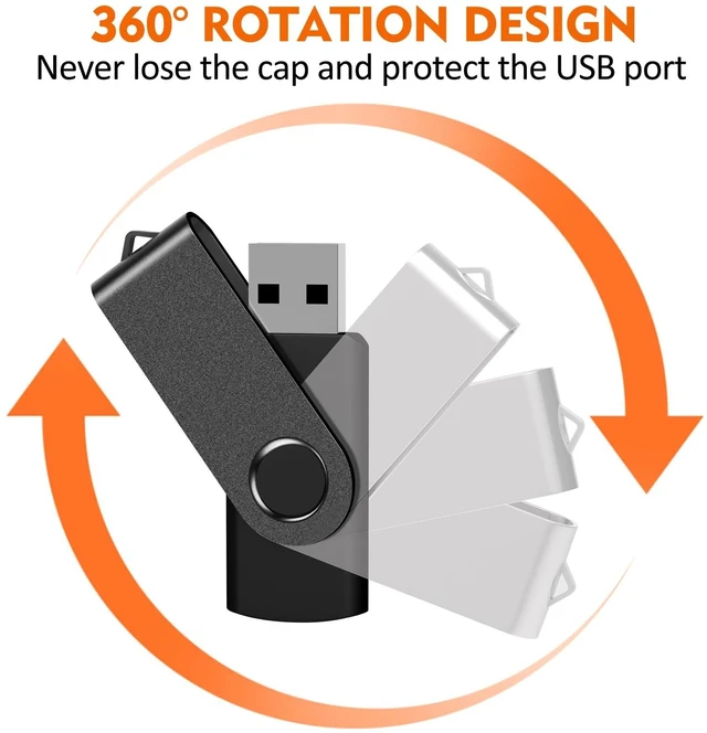 Alt view image 3 of 5 - 2GB USB Flash Drives 200 Pack, AreTop Premium USB2.0 Thumb Drives Bulk USB