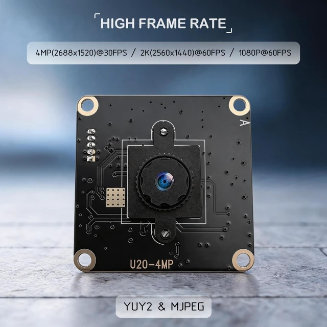 Alt view image 4 of 5 - innomaker 4MP USB HDR Camera, Up to 4MP@30FPS 2K@60FPS 1080P@60FPS, Plug&Play for PC, Raspberry Pi, Jetson Nano, SBCs. Support Windows, Linux, Android, Mac OS.