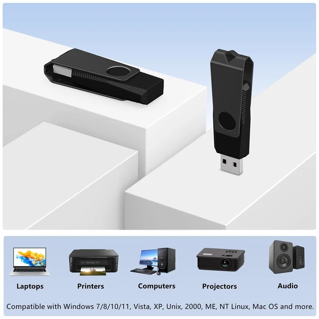 Alt view image 5 of 5 - 50 Pack 4GB USB Flash Drive Bulk AGECASH USB 2.0 Thumb Drive Pack