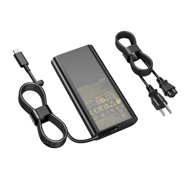 Alt view image 4 of 5 - 165W USB-C Charger for Dell Pro Max 16 18 Plus MB16250 MB18250