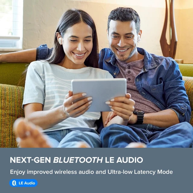 Alt view image 2 of 5 - Creative Zen Air Pro ANC Lightweight Wireless Earbuds with LE Audio, Black