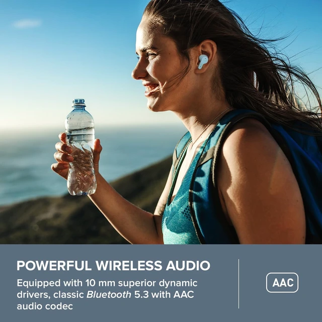 Alt view image 4 of 5 - Creative Zen Air Pro ANC Lightweight Wireless Earbuds with LE Audio, Black