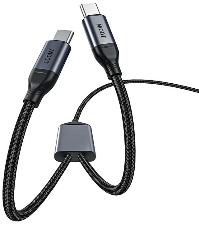 Alt view image 5 of 5 - OMNIHIL 3.2FT USB-C Splitter Cable Compatible with SanDisk 1TB Extreme Portable SSD-SDSSDE61-1T00-G25