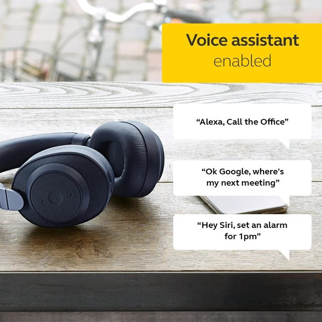 Alt view image 4 of 5 - Jabra Elite 85h Titanium Black Bluetooth Noise-Canceling Headphones, Over-Ear, 36-Hour Battery Life, Water Resistant, ANC, SmartSound, Fast Charging