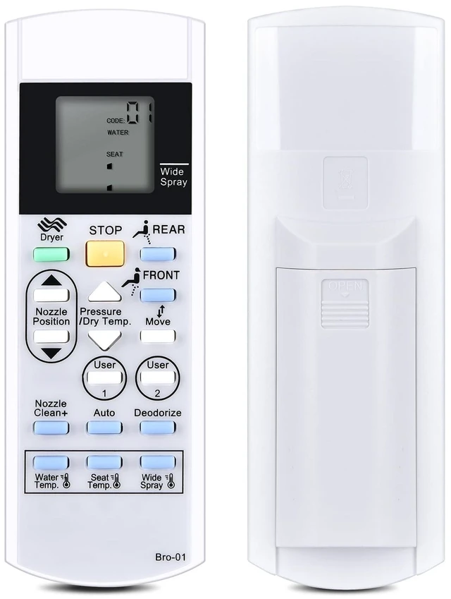 Main image of Replacement Remote for Brondell Swash Bidet Toilet Seat Swash S1400, S1000,