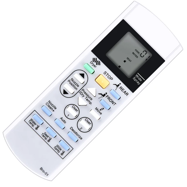 Alt view image 4 of 5 - Replacement Remote for Brondell Swash Bidet Toilet Seat Swash S1400, S1000,