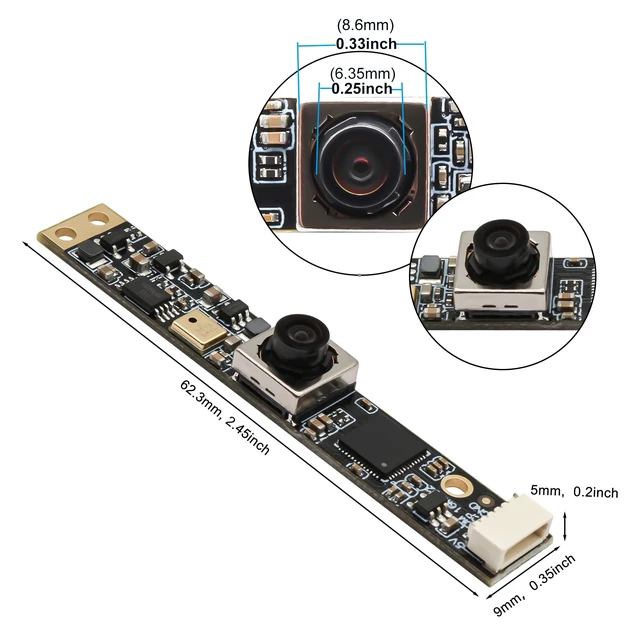 Alt view image 5 of 5 - SVPRO 16MP Autofocus USB Camera Module with Microphone, UVC Webcam Board