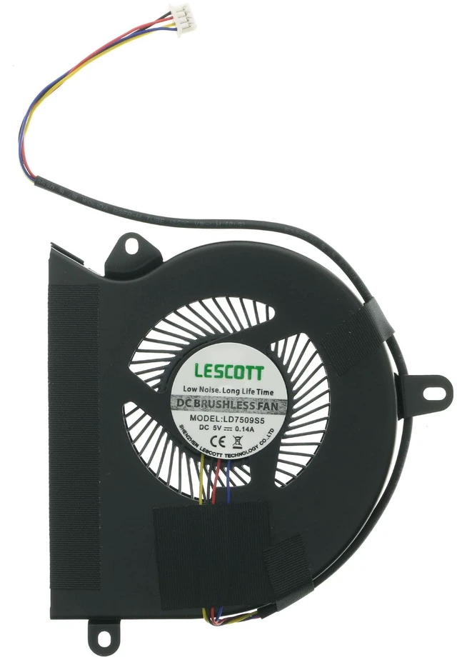 Alt view image 4 of 4 - CPU Cooling Fan LD7509S5 DC5V 0.16A 4-Pin for ACEMAGICIAN Mini PC CK11