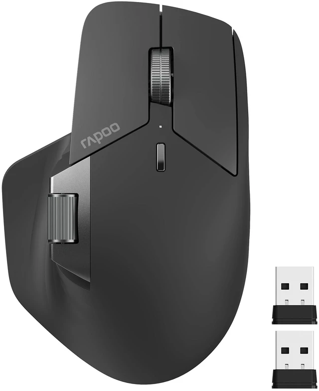 Main image of Rapoo MT760 Infinity Wireless Mouse with Infinite Scroll & Onboard Memory, Bluetooth + 2.4G Multi-device, 1000Hz Polling Rate, Silent Clicks, Macro Enabled, for Windows, Mac OS, Linux, Chrome,