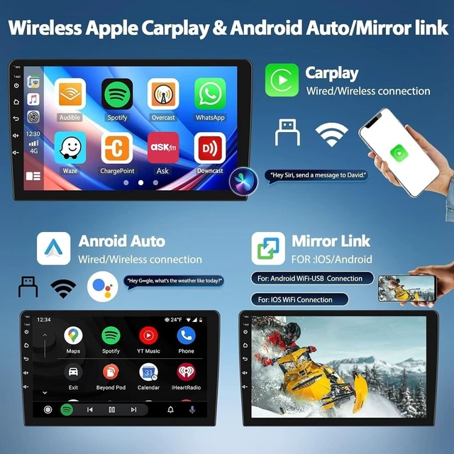 Alt view image 2 of 5 - Car Stereo for GMC Acadia Denali 2007-2012, Wireless CarPlay & Android Auto