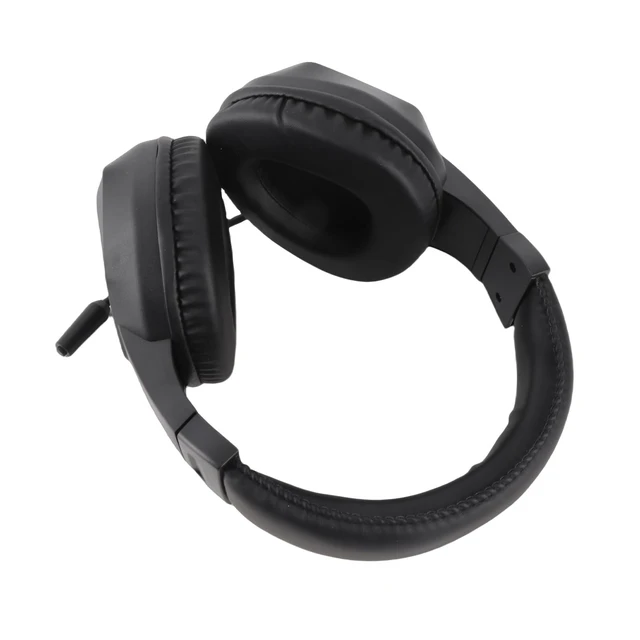 Alt view image 3 of 5 - Yobadam Wireless Gaming Headset, Over Ear Headphones, LED Lights Headset with 40mm Drivers & Memory Foam Earcups, Ideal for Gaming with OmniDirectional Mic (Black+Wireless BT Version)
