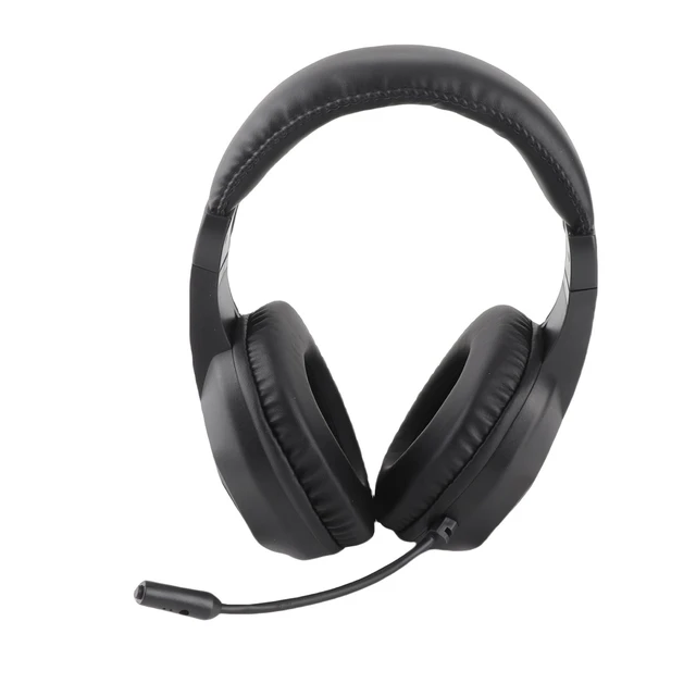 Alt view image 5 of 5 - Yobadam Wireless Gaming Headset, Over Ear Headphones, LED Lights Headset with 40mm Drivers & Memory Foam Earcups, Ideal for Gaming with OmniDirectional Mic (Black+Wireless BT Version)