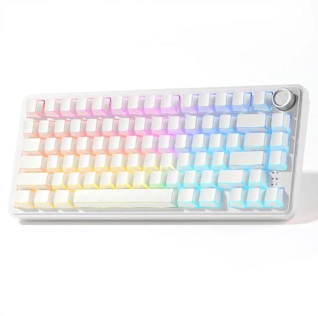 Main image of XVX 75% Wireless Mechanical Gaming Keyboard with Knob, M75 Creamy Keyboards
