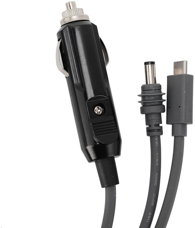 Alt view image 2 of 5 - Zunate 3-in-1 Mini Cable for Mini Power, High Speed USB C/DC to DC/Car Charger Adapter Cord Replacement Cable, Accessories (300cm)