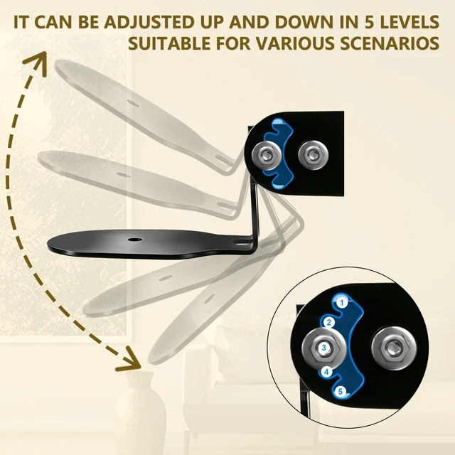 Alt view image 2 of 5 - CUUTHOO Adjustable Wall Mount for Bose Lifestyle Ultra Speaker