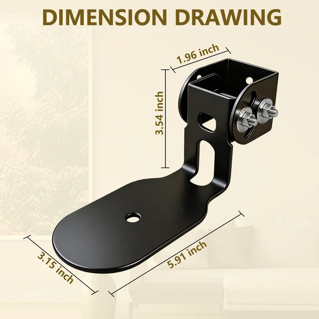 Alt view image 4 of 5 - CUUTHOO Adjustable Wall Mount for Bose Lifestyle Ultra Speaker