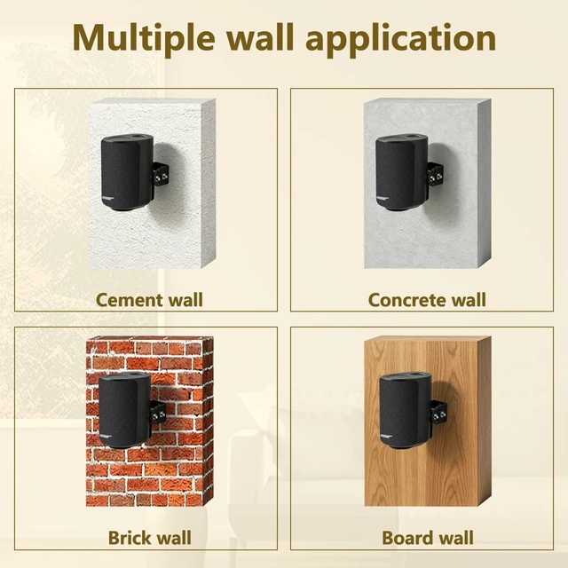 Alt view image 5 of 5 - CUUTHOO Adjustable Wall Mount for Bose Lifestyle Ultra Speaker