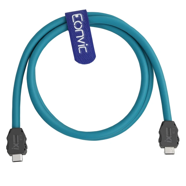 Alt view image 3 of 4 - Eonvic IX Industrial IX30G-A-10S-CV A-Key Male to Male Cat6a 10Gbps High Flex Ethernet Cable for Industrial Switches PLCs Machine Vision Cameras Robot Controllers Industrial Sensors 50cm