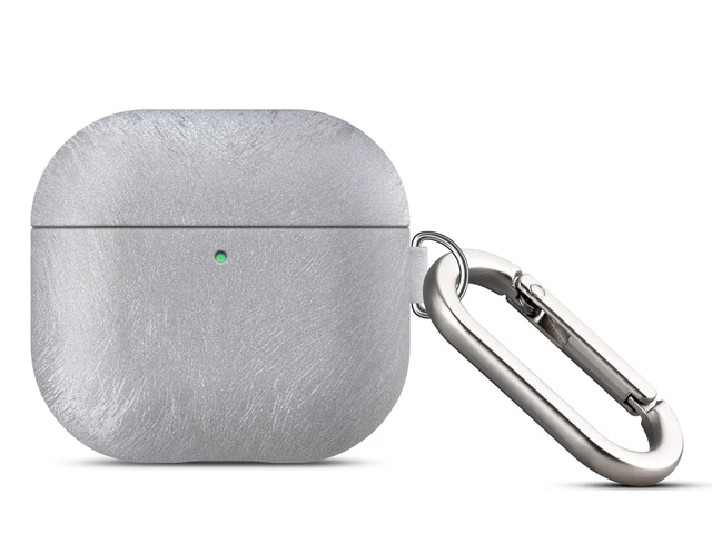 Alt view image 5 of 5 - LOPIE for AirPods 4 Case Cover, Vegan Leather with a Satin-Like Surface