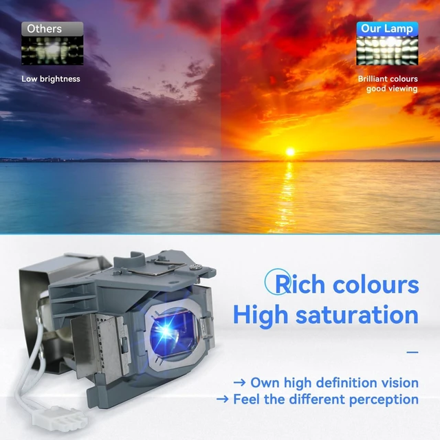 Alt view image 3 of 5 - ZMSTLAMP 5J.JEE05.001 Original Quality Projector Lamp for Benq HT2050 HT2050A HT2150ST HT3050 W1110 W1210ST W2000 W2000+
