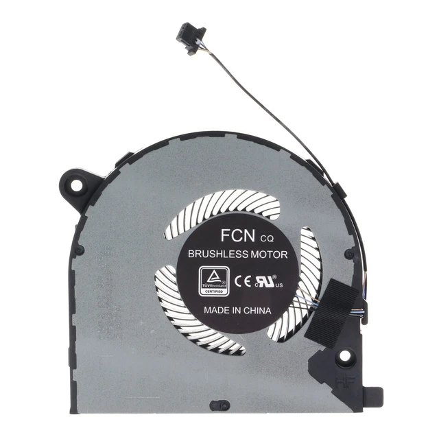 Alt view image 4 of 5 - CPU&GPU Cooling Fan Replacement for Dell Vostro 7500 7501 Inspiron 7501 P102F 0KGH4R 0YND40 FMF2 FMF3 DFS150705AF0T DFS150005AA0T