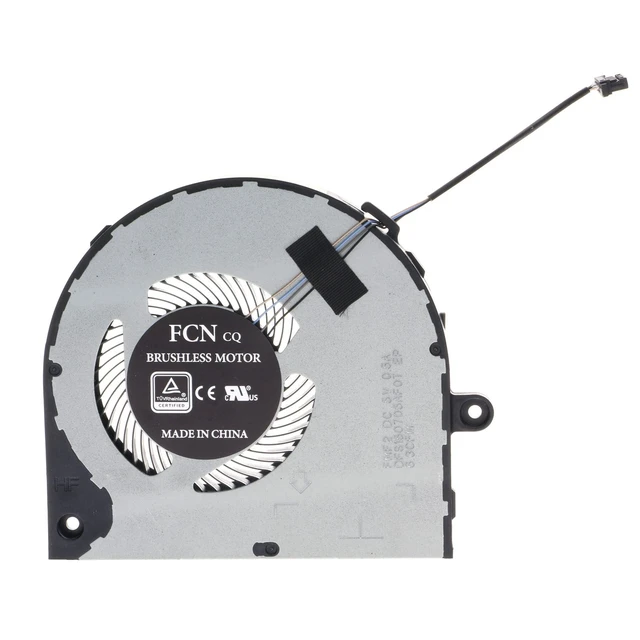 Alt view image 5 of 5 - CPU&GPU Cooling Fan Replacement for Dell Vostro 7500 7501 Inspiron 7501 P102F 0KGH4R 0YND40 FMF2 FMF3 DFS150705AF0T DFS150005AA0T