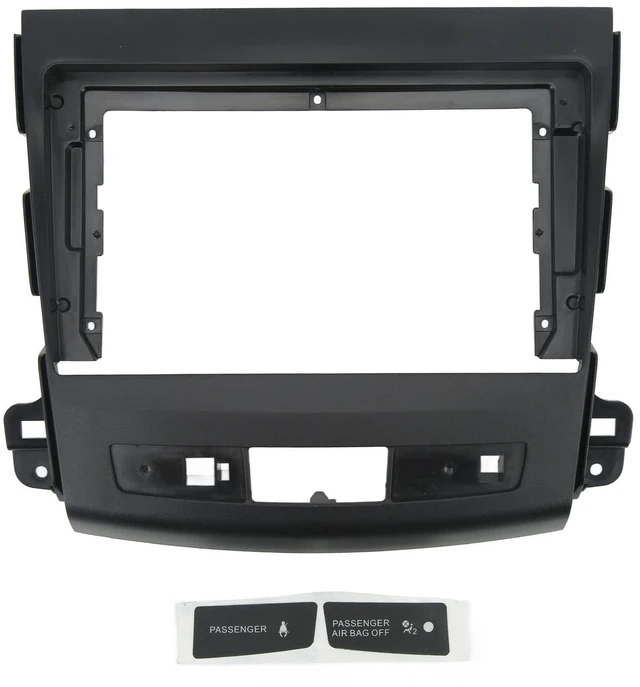 Main image of Car Stereo Radio Fascia Navigation Panel Frame Replacement Sturdy High Temperature forOutlander 2008 to 2012 D