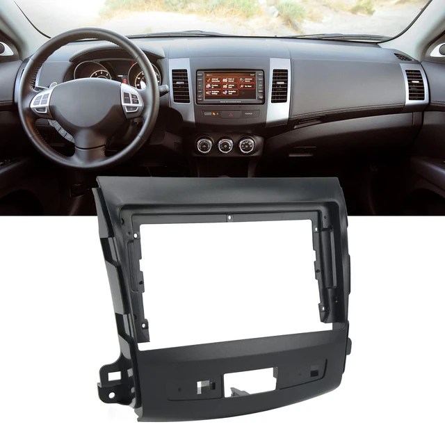 Alt view image 2 of 5 - Car Stereo Radio Fascia Navigation Panel Frame Replacement Sturdy High Temperature forOutlander 2008 to 2012 D