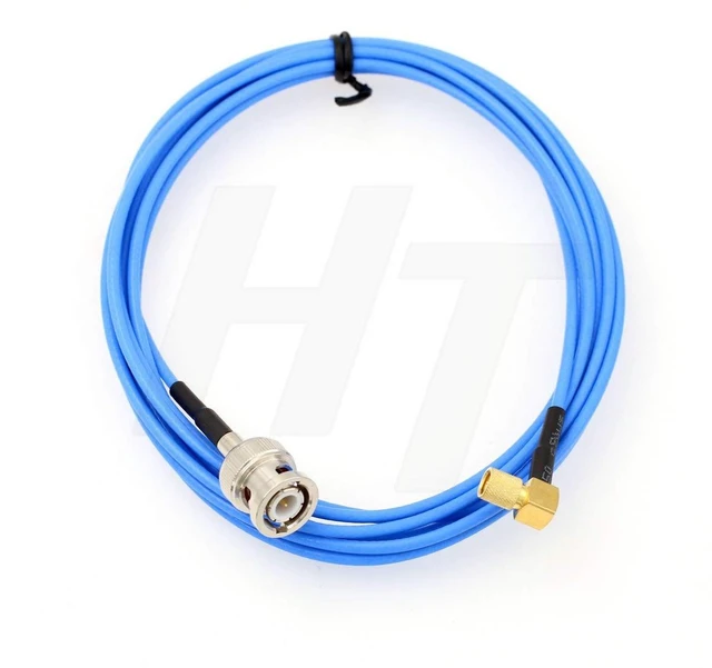 Main image of HangTon BNC to Microdot 10-32 Cable for Accelerometer Transducer Acoustic Vibration Test (3m, Angled)