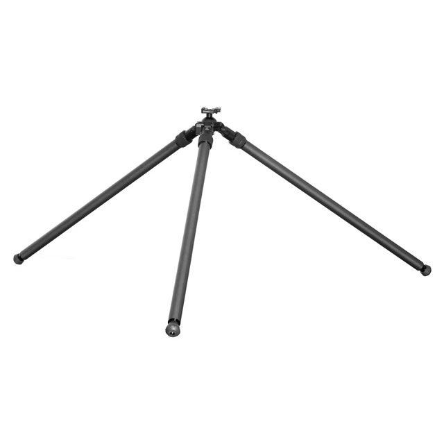 Alt view image 4 of 5 - FANAUE ST-65 Carbon Fiber Tripod for Hunting with Arca Swiss QR Plate, Camera Tripod Stand for Photography, 360 Rotate Ball Head Adapter, Rifle Rest Saddle Mount