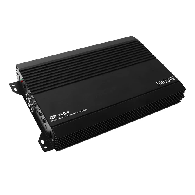 Alt view image 4 of 4 - 4 Channel Car Amplifier, Efficient Cooling System, Terminal Design, Copper Protection and Energy Storage with Dual Coil Transformer Efficiency for Car Audio System