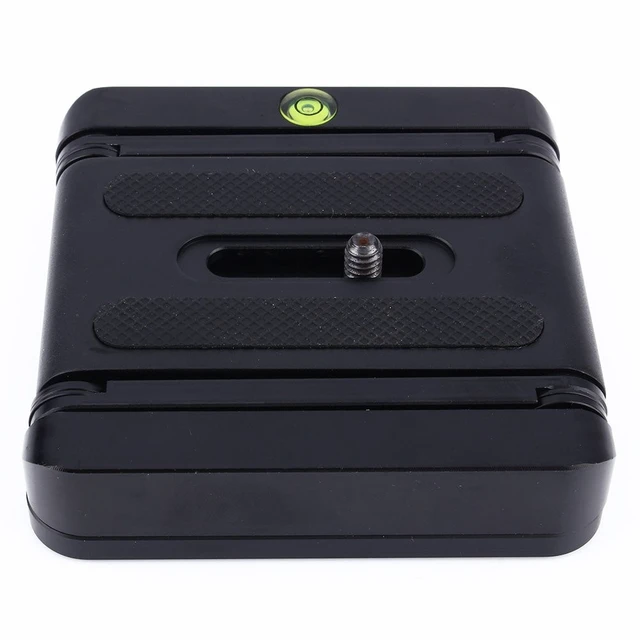 Alt view image 4 of 5 - Yosoo Quick Release Plate Aluminum Folding Tilt Head Camera Bracket Tripod with Spirit Level Use on DSLR Camera Camcorder Bracket Tripod