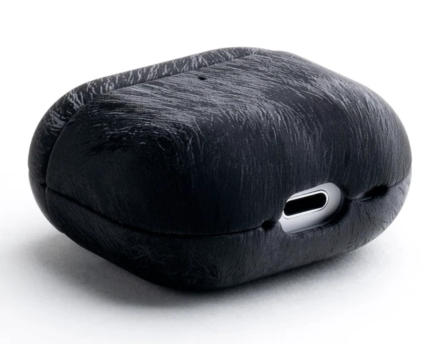 Alt view image 2 of 5 - LOPIE for AirPods 4 Case Cover, Vegan Leather with a Satin-Like Surface
