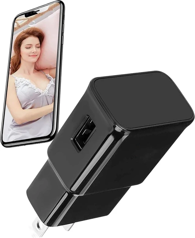 Main image of ZHOLIRNI USB Charger Hidden Camera 1080P, Indoor Security Camera with Night Vision and Motion Detection for Home & Baby Monitor