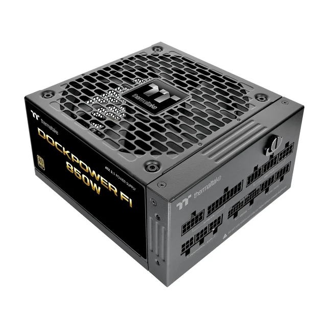 Alt view image 2 of 5 - Thermaltake Dockpower FI 850W ATX 3.1 Full Modular 80+ Gold Power Supply