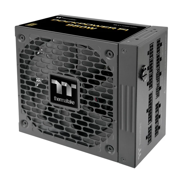 Alt view image 3 of 5 - Thermaltake Dockpower FI 850W ATX 3.1 Full Modular 80+ Gold Power Supply