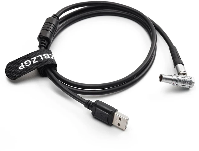Alt view image 2 of 4 - ZBLZGP USB to 4-Pin Male Charging Cable for PD Movie Remote Air 2/Remote Air Pro Controller 39in (Elbow 4 pin)